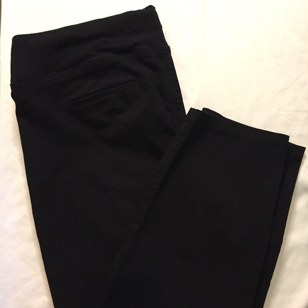 Black Ankle Dress Pants 1X